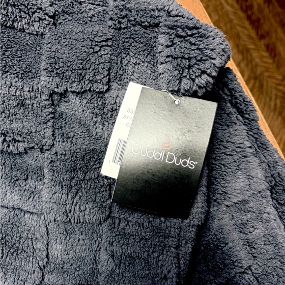 NWT Cuddl Duds Super Soft Navy Super Warm Hooded Pullover - Picture 6 of 8